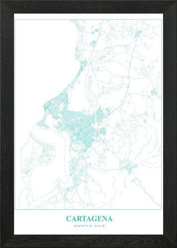 Mappa della città - , di