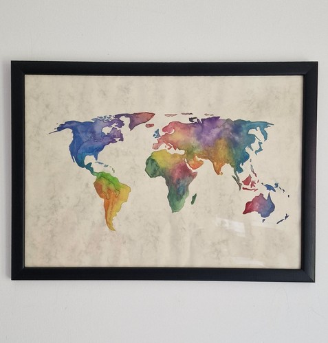 Splendido acquerello mappa del - mappa,