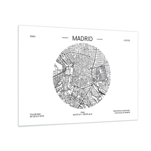 Quadro vetro 70x50cm - quadro, su