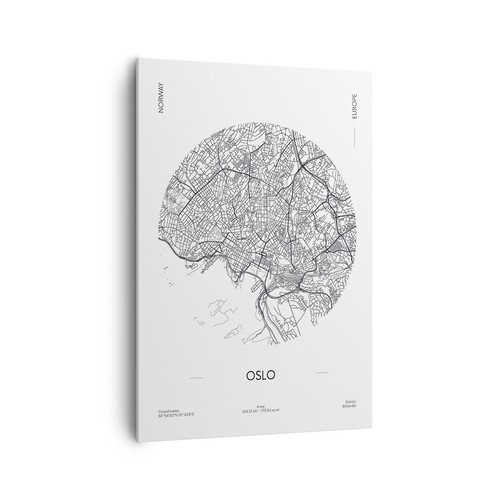 Quadro tela 70x100cm carta - su,