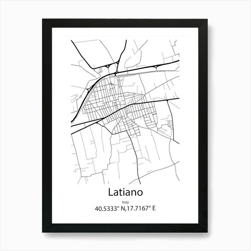Latiano italia mappa - latiano,italia,