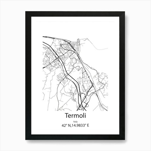 Termoli italia mappa - termoli,italia,