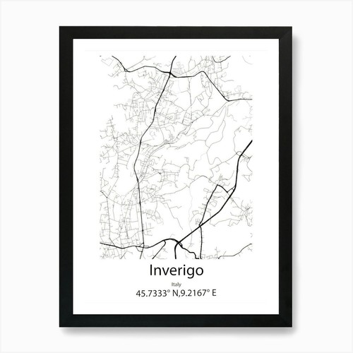 Inverigo italia mappa - inverigo,italia,