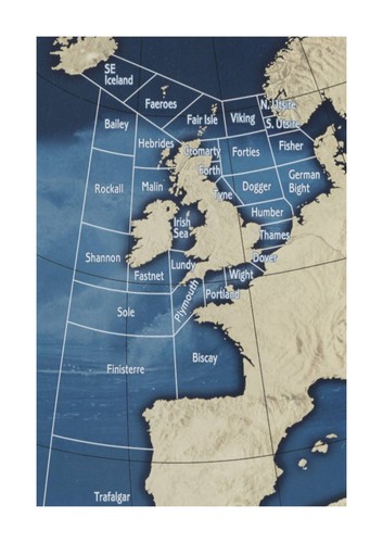 Mappa delle aree previsioni - , di