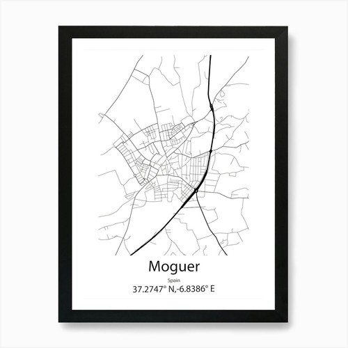 Moguer spagna mappa - moguer,spagna,