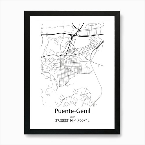 Puente genil spagna mappa - puente,