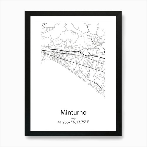 Minturno italia mappa - minturno,italia,