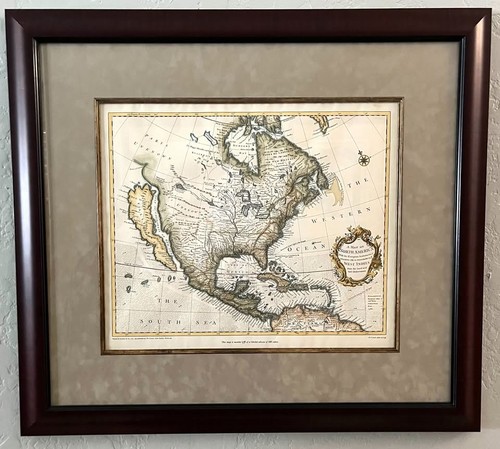 Mappa artistica incorniciata