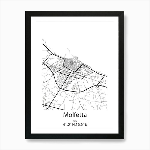 Molfetta italia mappa - molfetta,italia,