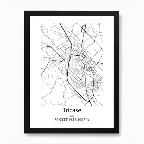 Tricase italia mappa - tricase,italia,