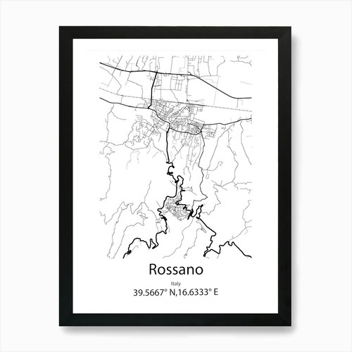 Rossano italia mappa - rossano,italia,