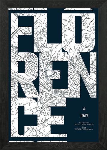 Mappa della città - , firenze