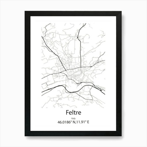 Feltre italia mappa - feltre,italia,