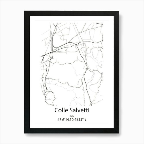Colle salvetti italia mappa - colle, salvetti,italia