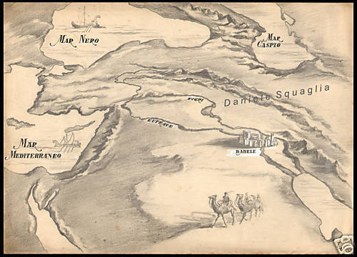 Disegno carta geografica 1900 - carta,