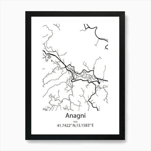 Anagni italia mappa - anagni,italia,
