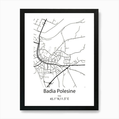 Badia polesine italia - polesine,italia, mappa