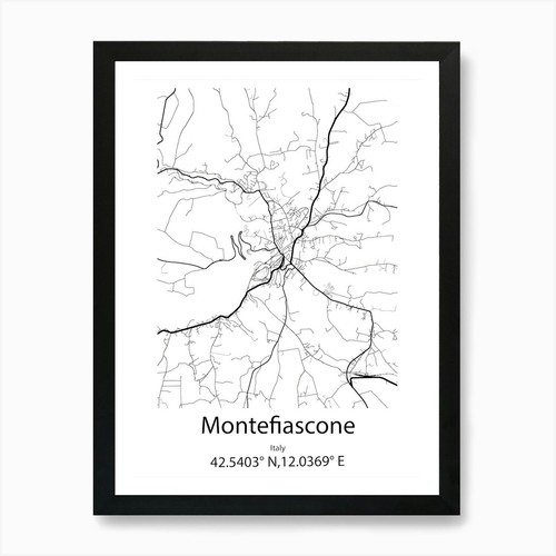 Montefiascone italia mappa - montefiascone,italia,