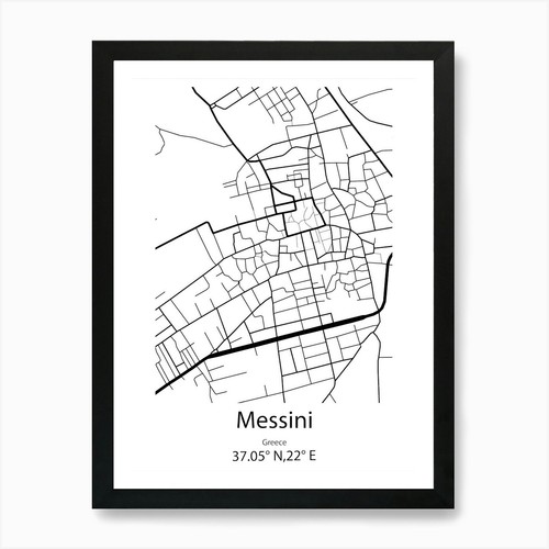 Messini grecia mappa - messini,grecia,