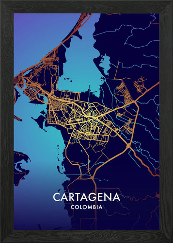 Mappa della città - , di