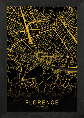 Mappa della città - , di