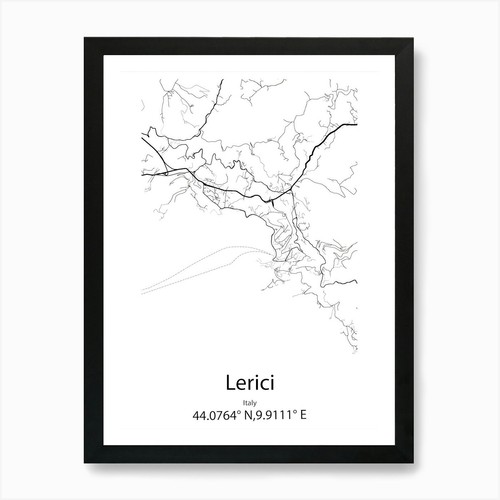 Lerici italia mappa - lerici,italia,