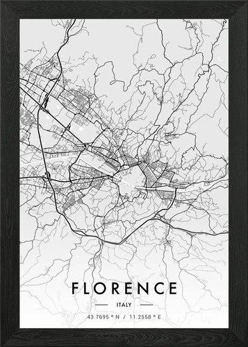 Mappa della città - , firenze