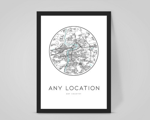 Mappa della città - mappa,