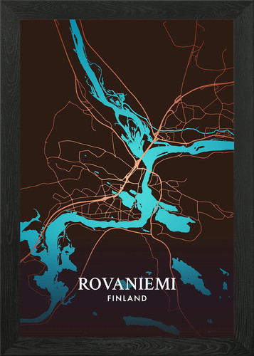 Mappa della città - , di