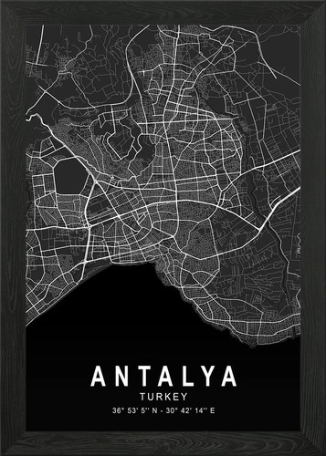 Mappa della città - , oscura