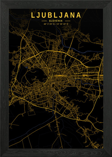 Mappa della città dorata - , di